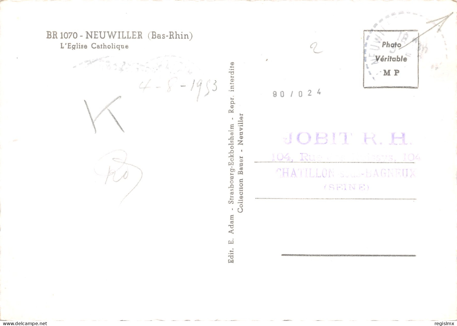 67-NEUWILLER-N°346-B/0407 - Sonstige & Ohne Zuordnung