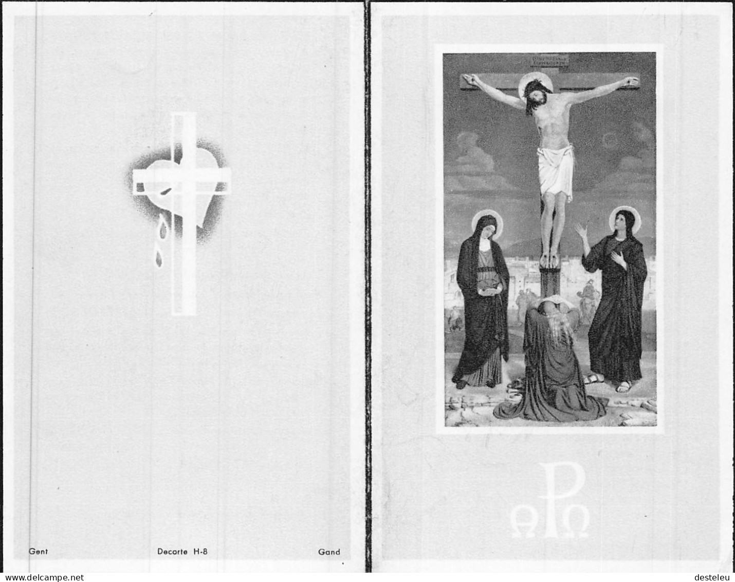 Doodsprentje / Image Mortuaire Lydia Acke - Schmidt - Elverdinge Ieper 1877-1957 - Décès
