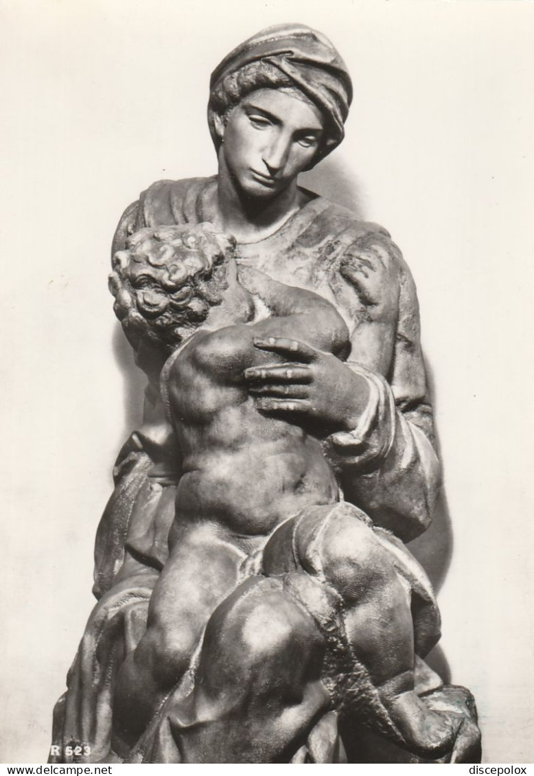 AD521 Michelangelo - Madonna Col Bambino - Firenze - Cappelle Medicee - Scultura Sculpture - Sculptures