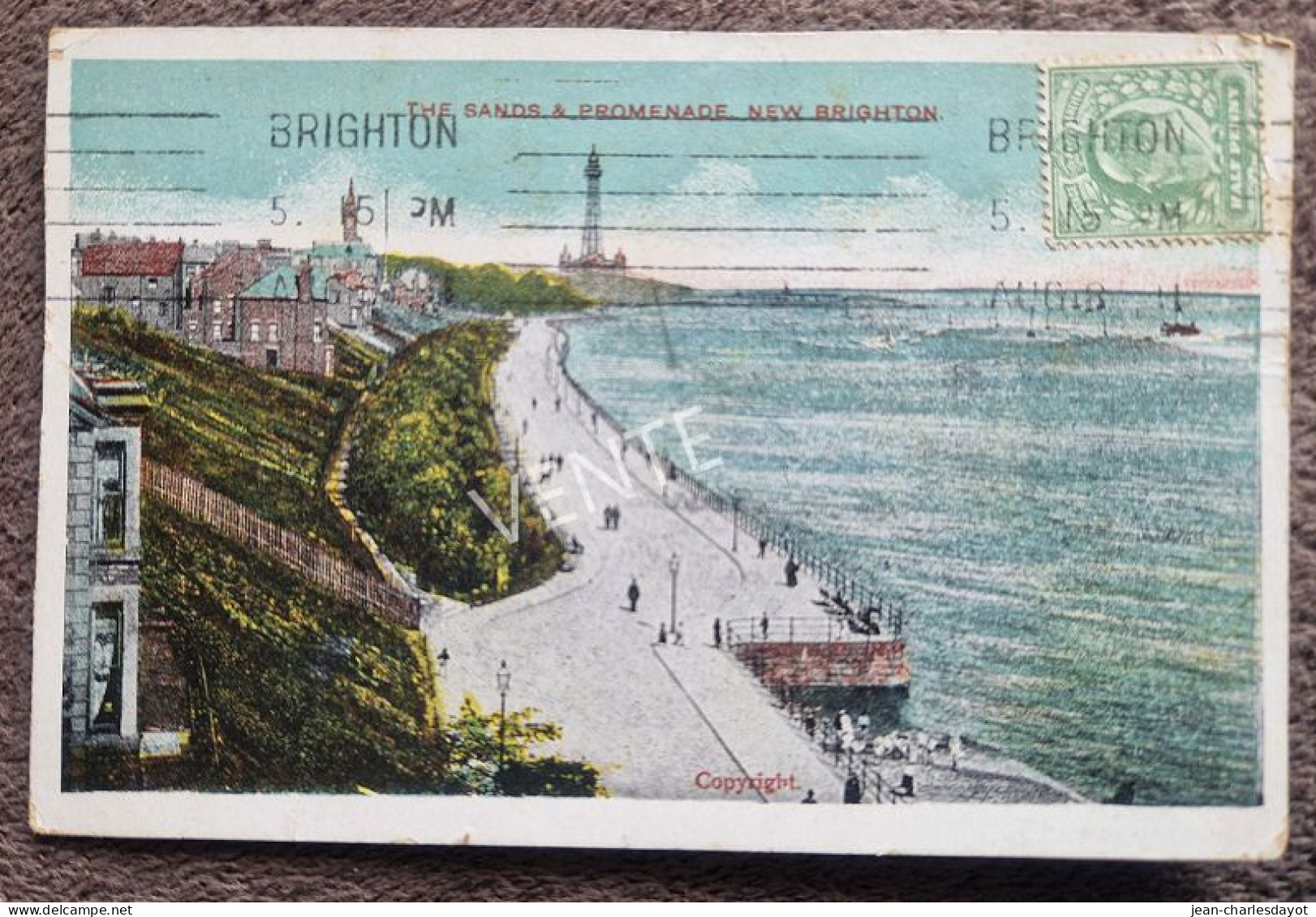 Carte Postale BRIGHTON: The Sands & Promenade - Other & Unclassified