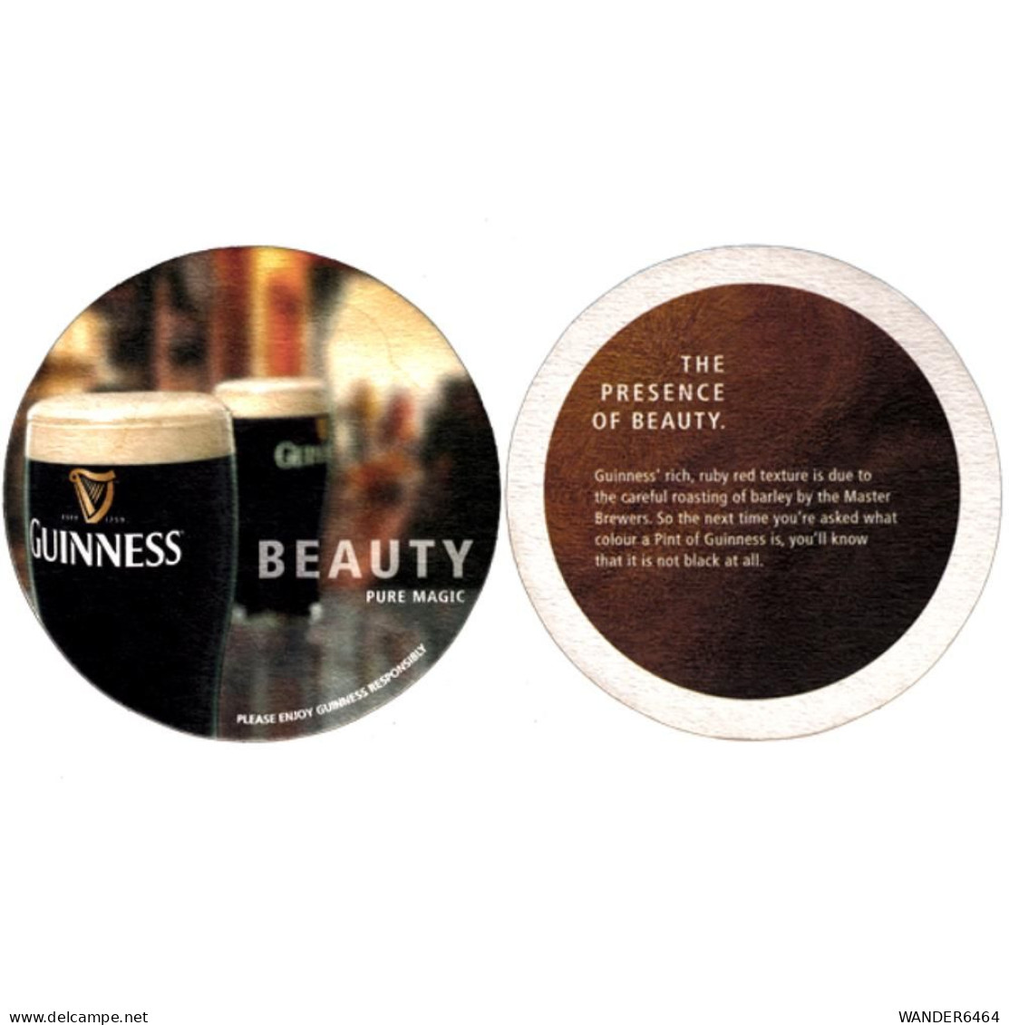GUINNESS BREWERY  BEER  MATS - COASTERS #0019 - Sous-bocks