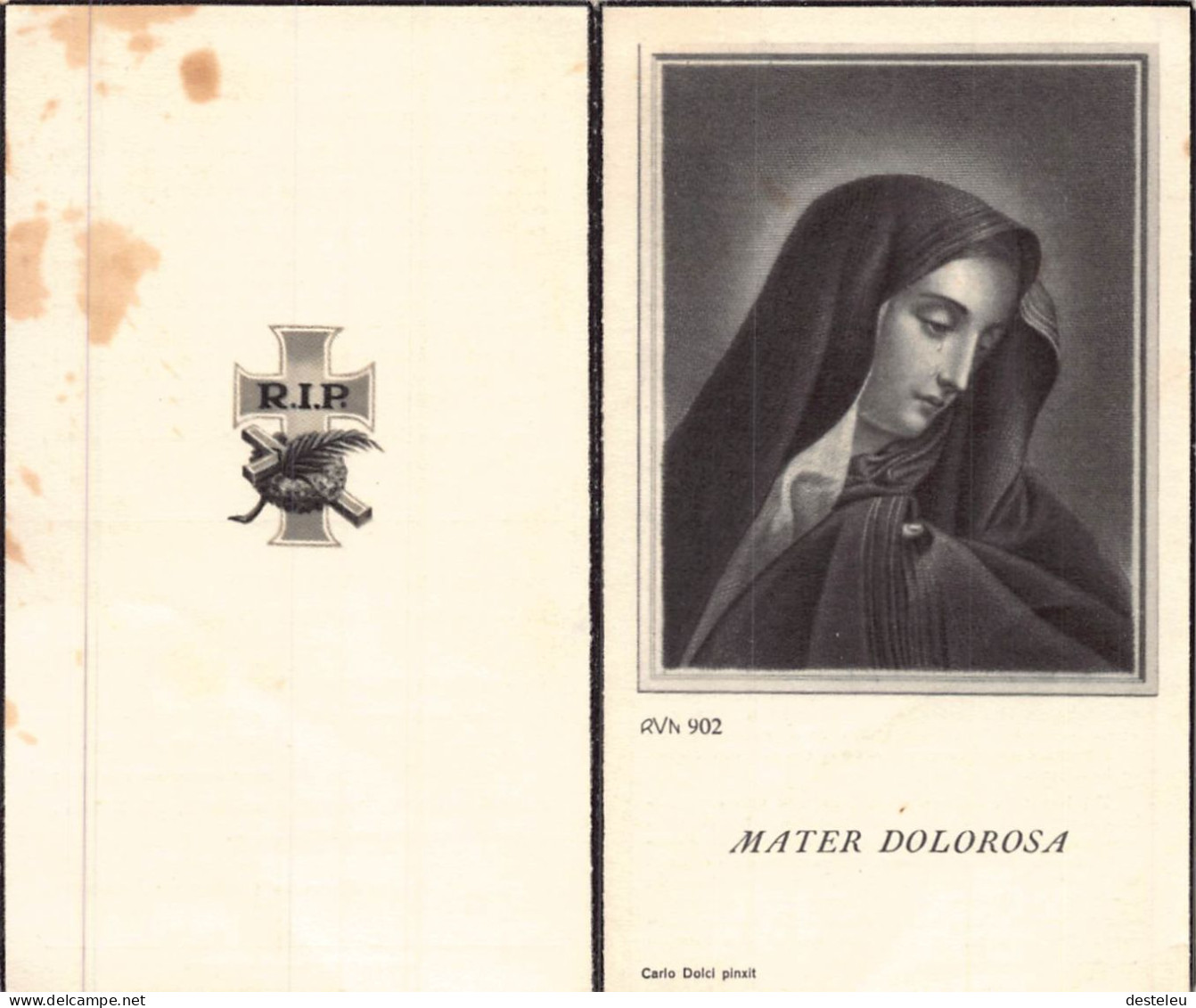 Doodsprentje / Image Mortuaire Isabelle Van Eecke - Ruyssen - Izegem Ieper 1884-1957 - Décès