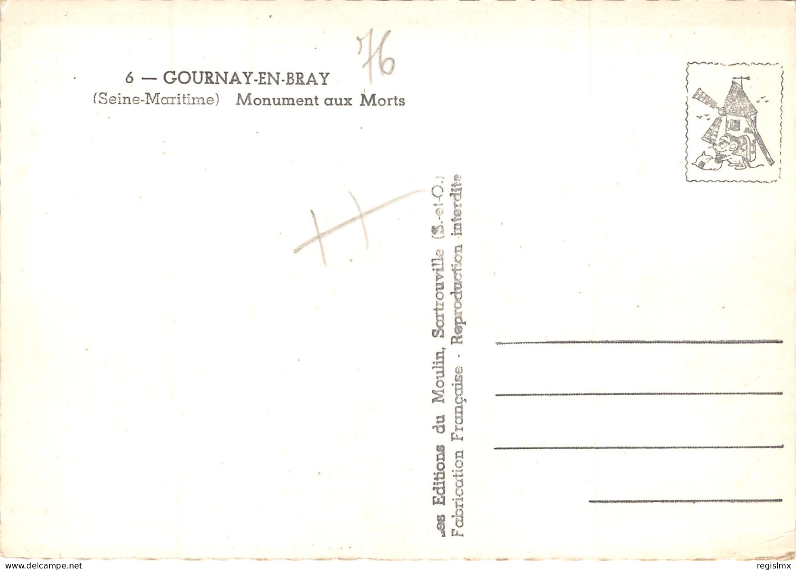 76-GOURNAY EN BRAY-N°347-D/0307 - Gournay-en-Bray