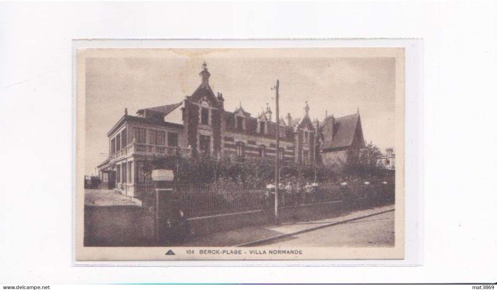 BERCK PLAGE 62 VILLA NORMANDE - Berck