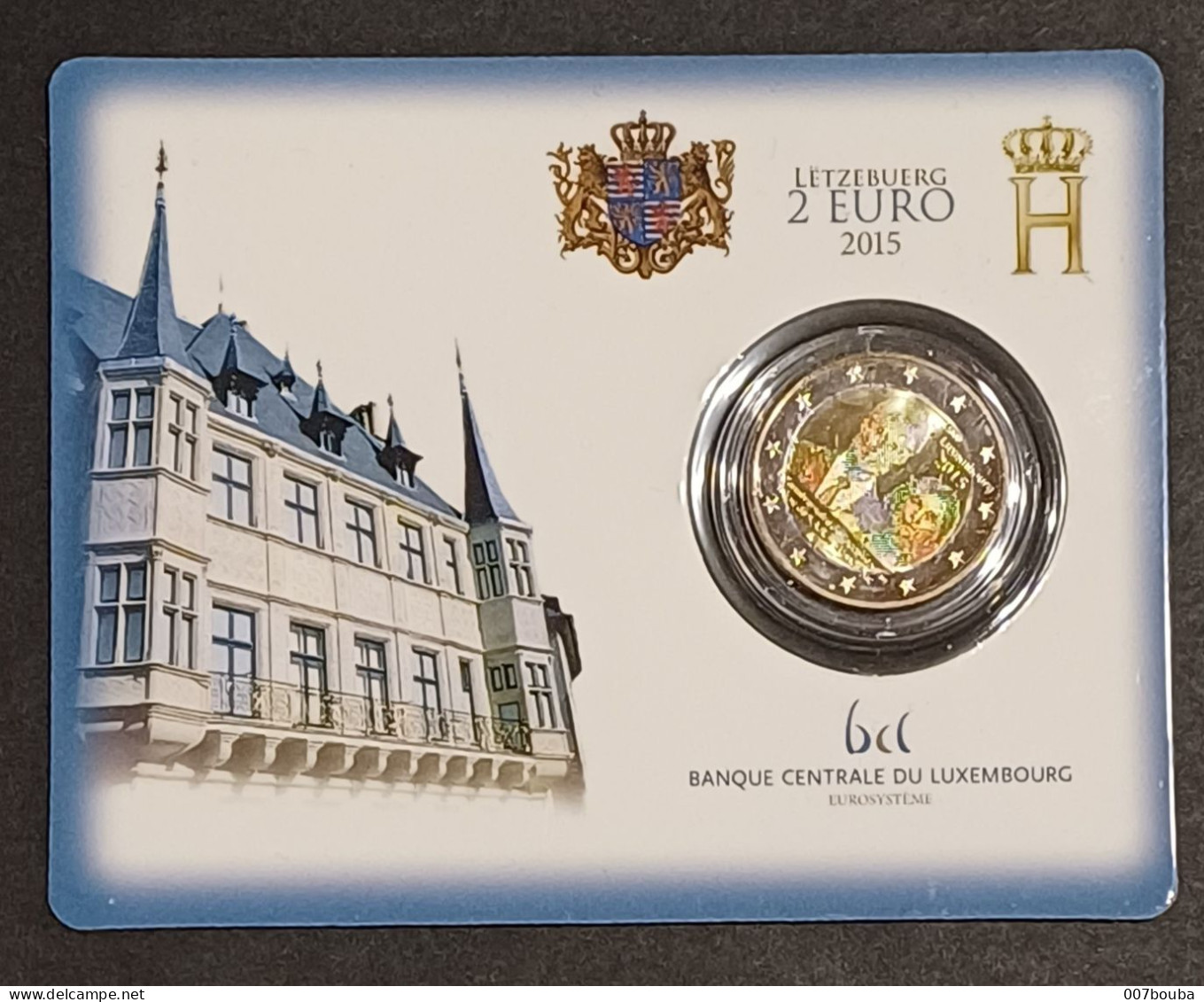 LUXEMBOURG / 2€  2015 / COINCARD _ 15e ANNIVERSAIRE DE L'ASCENSION AU TRÔNE DU GRAND DUC / NEUVE SOUS BLISTER - Luxemburg