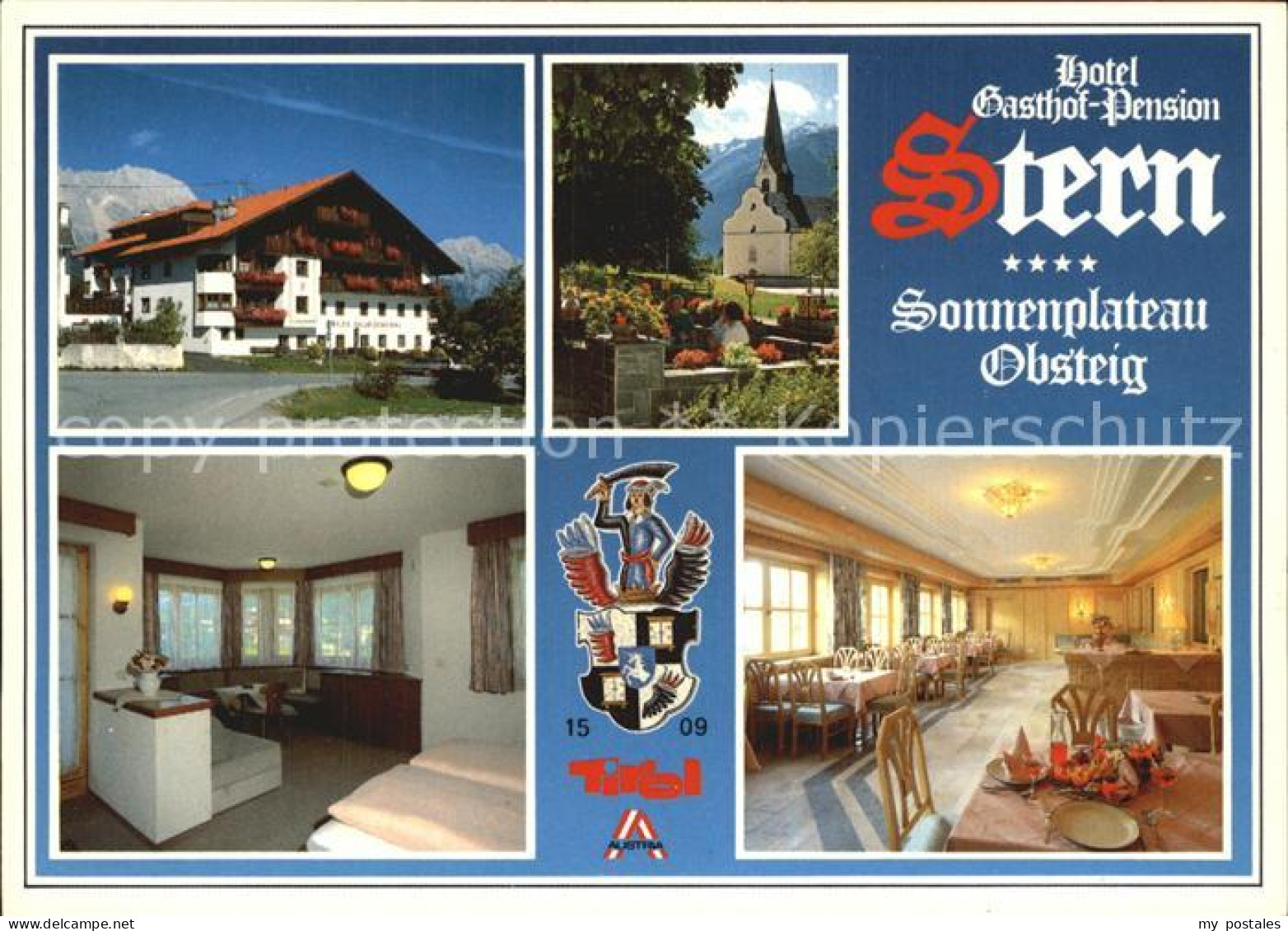 72495172 Obsteig Tirol Hotel Gasthof Pension Stern Zimmer Speiseraum  Obsteig - Altri & Non Classificati