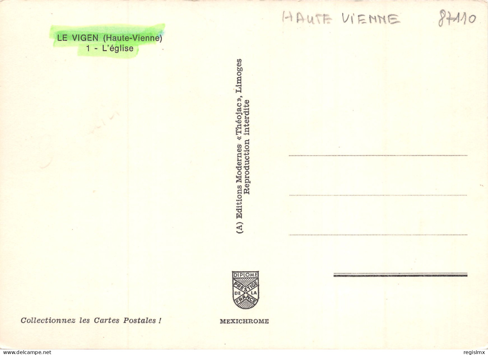 87-LE VIGEN-N°348-D/0275 - Andere & Zonder Classificatie