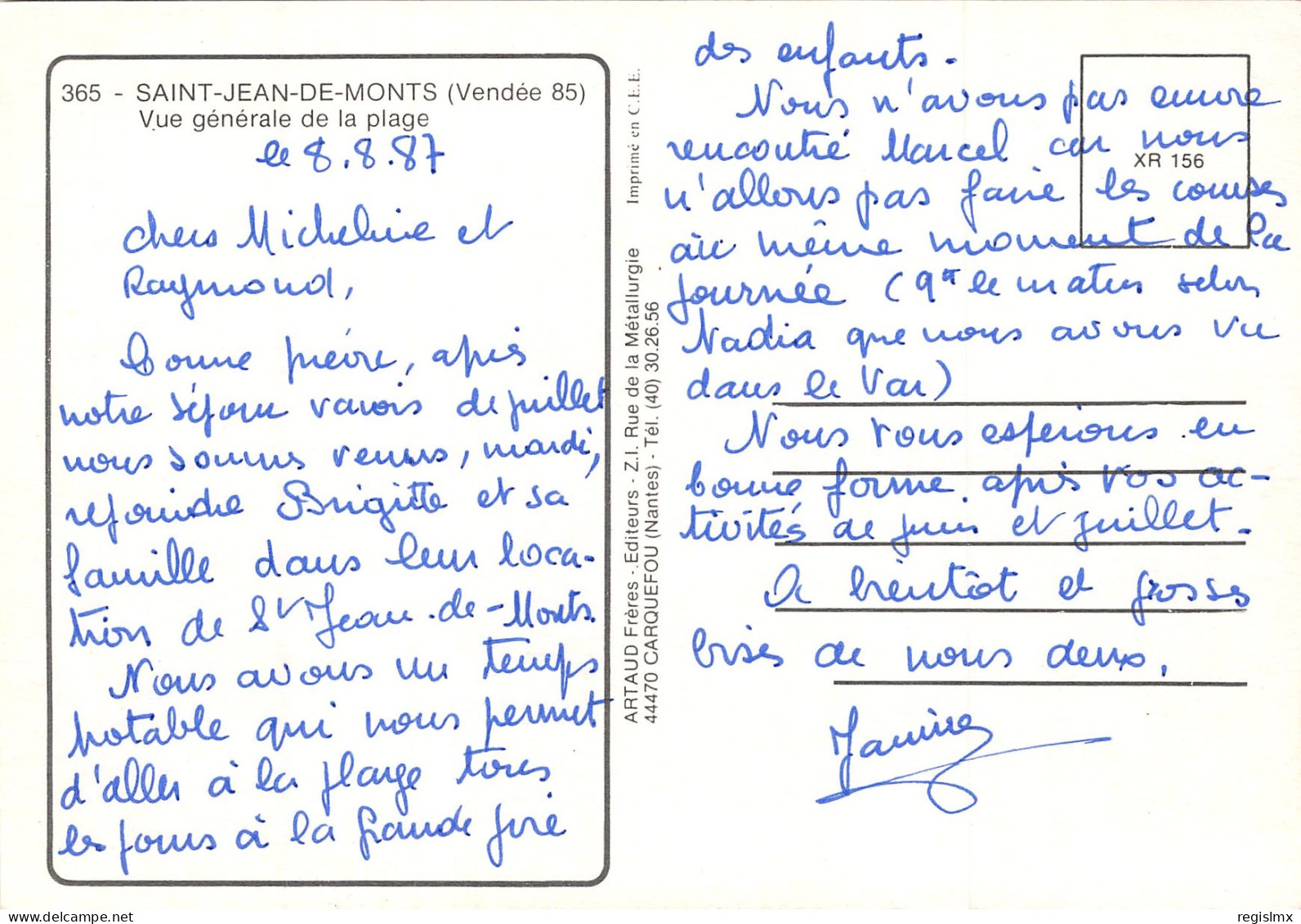 85-SAINT JEAN DE MONTS-N°348-D/0193 - Saint Jean De Monts