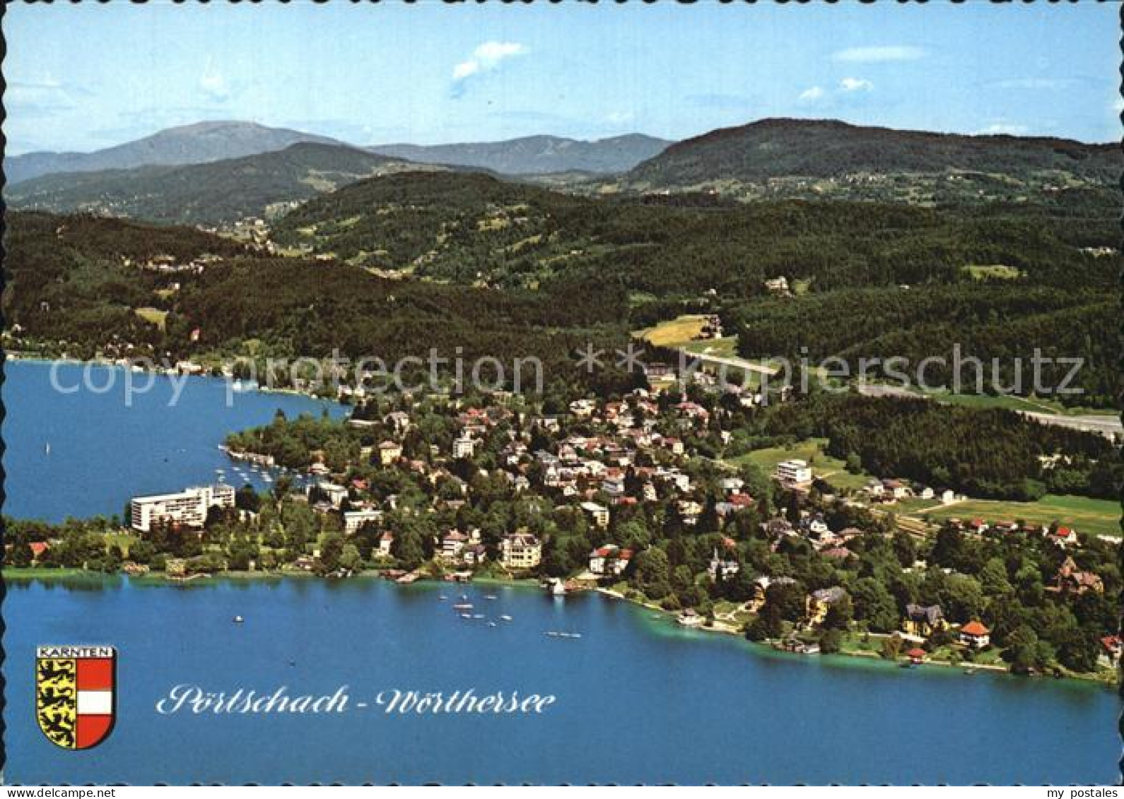 72495148 Poertschach Woerthersee Fliegeraufnahme Poertschach Woerthersee - Sonstige & Ohne Zuordnung