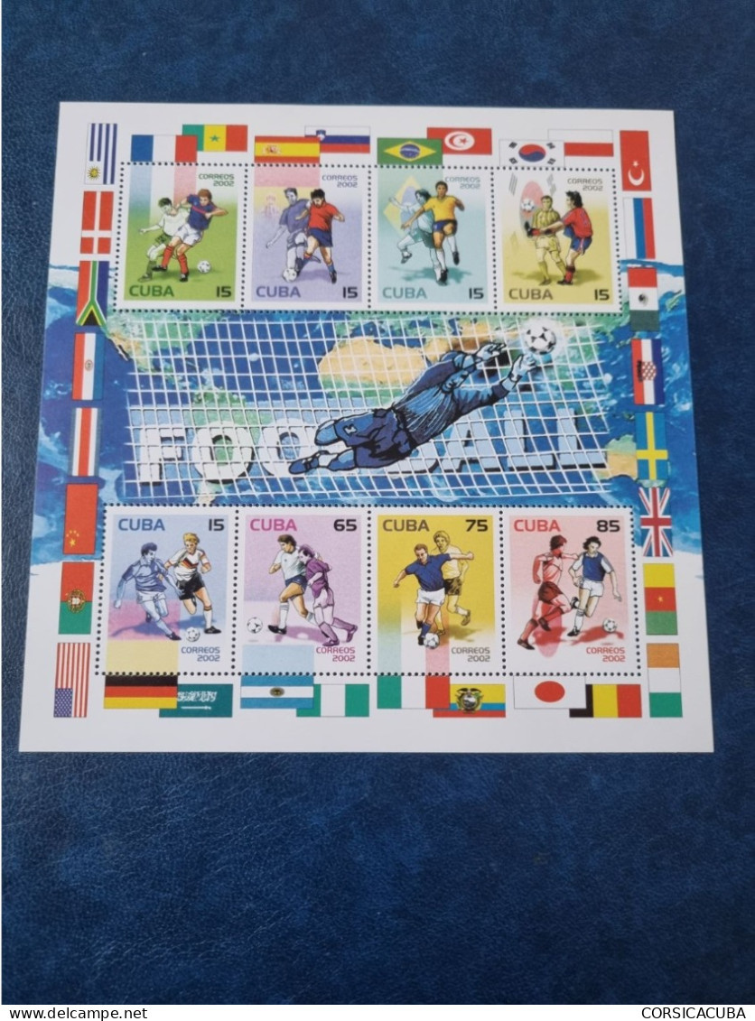 CUBA  NEUF  2002   FOOTBALL   //  PARFAIT  ETAT  //  1er  CHOIX  // - Unused Stamps