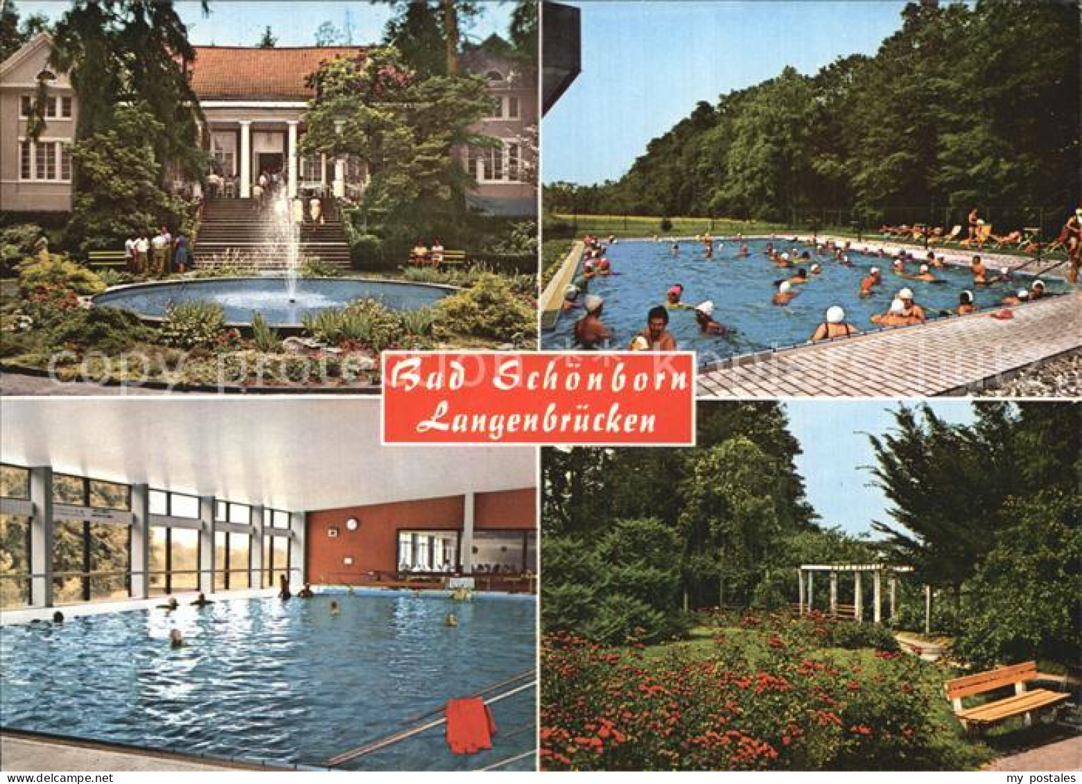 72495102 Bad Schoenborn Langenbruecken Hallenbad Brunnen Freibad Kurpark Bad Sch - Bad Schoenborn