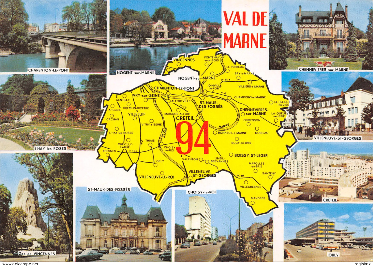 94-PANORAMA DU VAL DE MARNE-N°349-C/0193 - Other & Unclassified