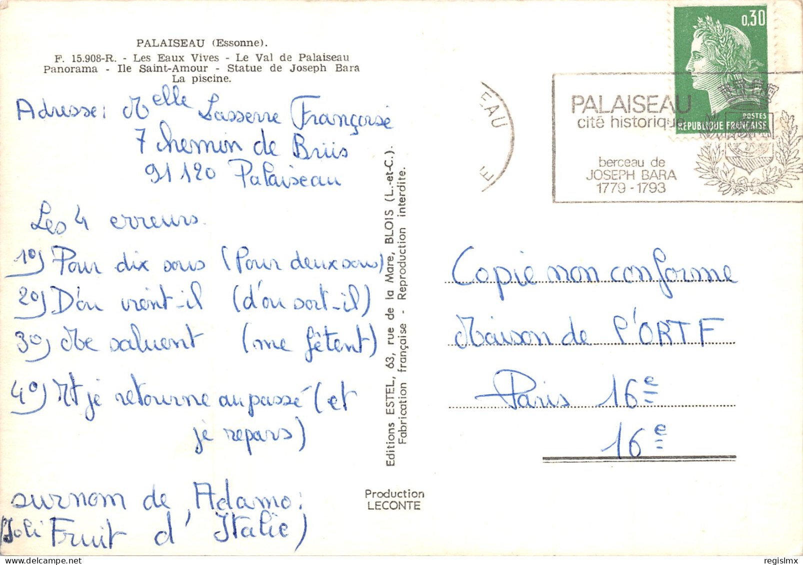 91-PALAISEAU-N°349-B/0005 - Palaiseau