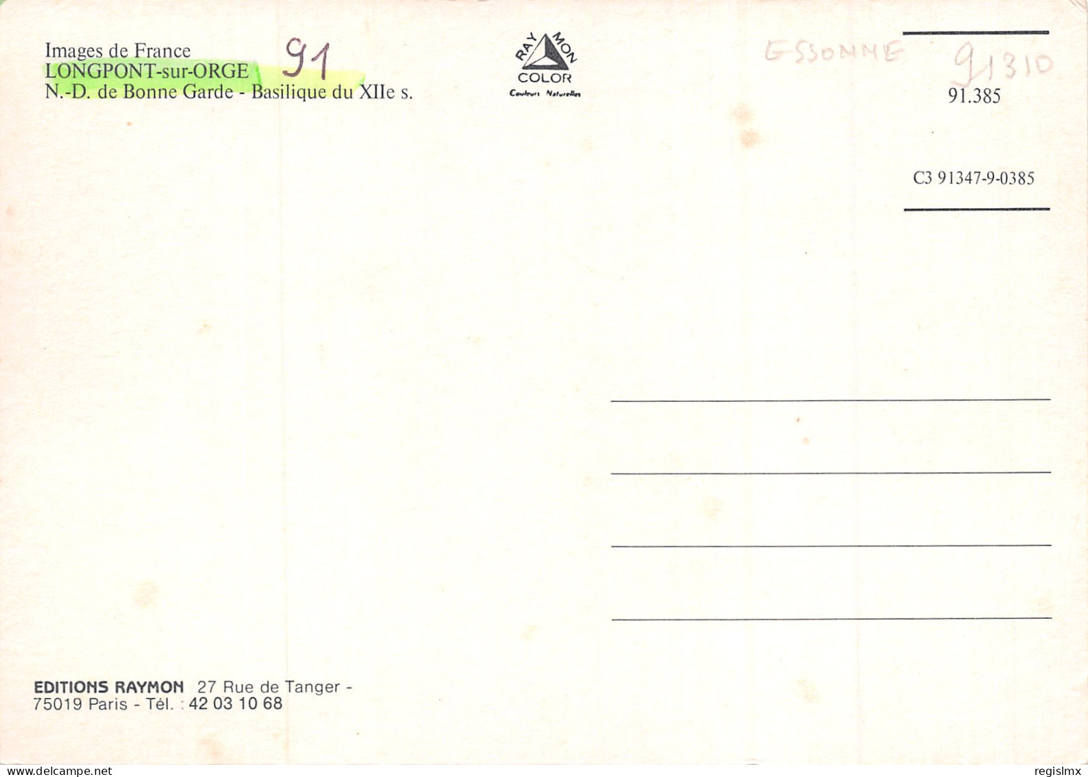 91-LONGPONT SUR ORGE-N°349-A/0331 - Other & Unclassified