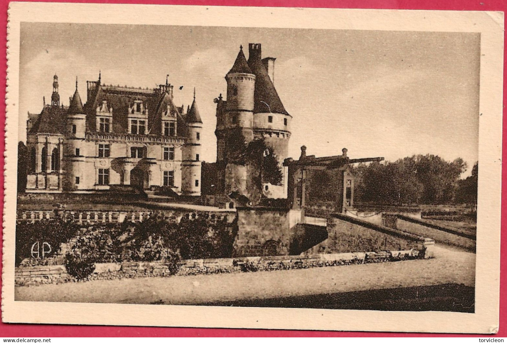 C.P. Chenonceau   = Le  Château : L' Aile Thomas Bohier, La Tour Des Marques Et Le Pont-Levis - Chenonceaux