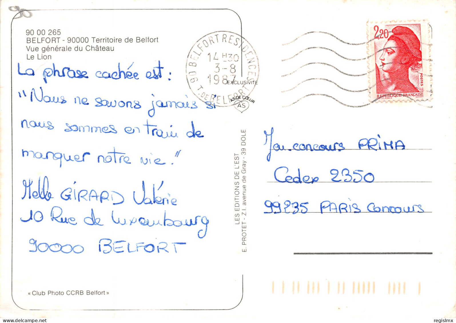 90-BELFORT-N°349-A/0285 - Belfort - Ville