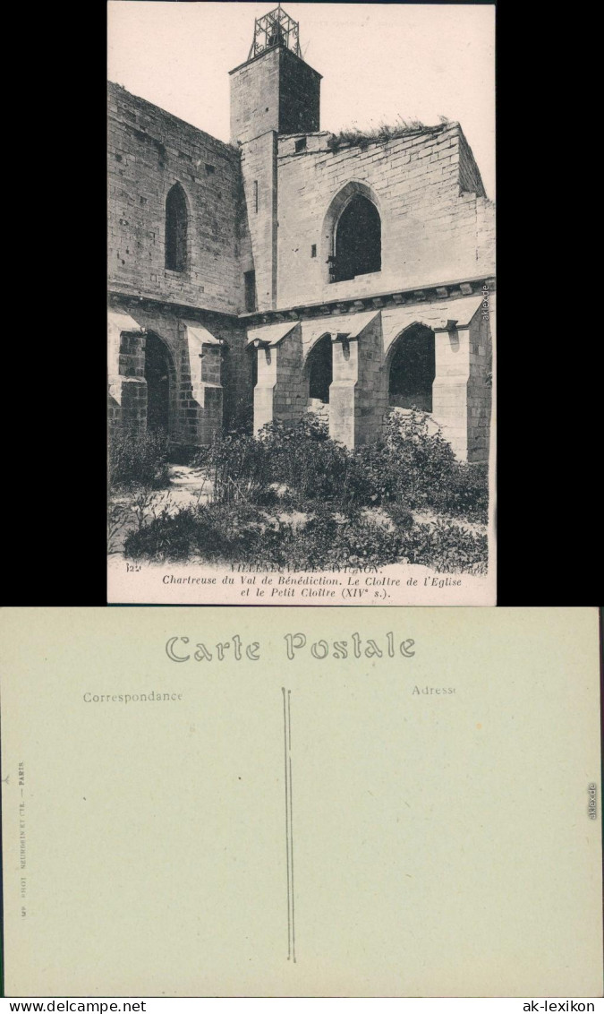 Ansichtskarte Villeneuve-lès-Avignon Am Benedikter Kloster 1923  - Sonstige & Ohne Zuordnung