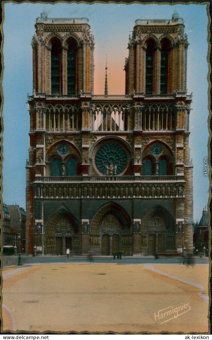 Ansichtskarte Paris Kathedrale Notre-Dame De Paris 1965 - Notre Dame De Paris