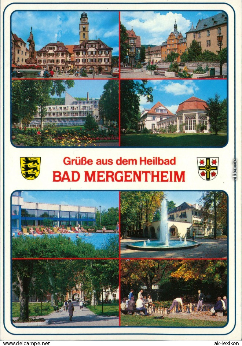 Bad Mergentheim Markt Kirche Schloss Museum Schwimmhalle Park Springbrunnen - Bad Mergentheim