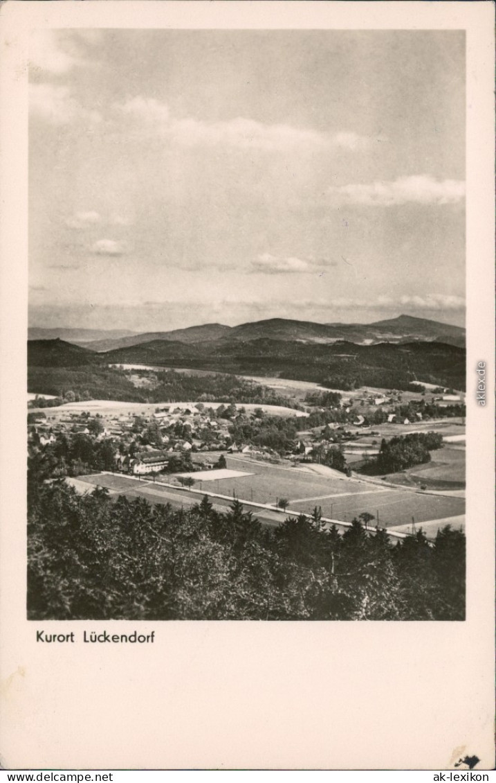 Ansichtskarte Ansichtskarte Lückendorf-Oybin Panorama-Ansicht 1953 - Oybin