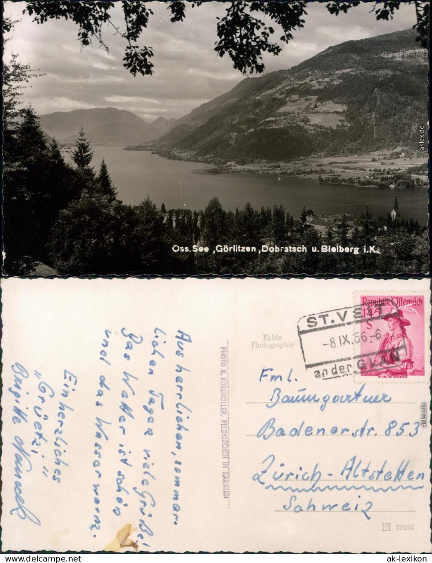 Kärnten (allgemein) Oss. See, Görlitzen, Dobratsch, Bleiberg 1966 - Sonstige & Ohne Zuordnung