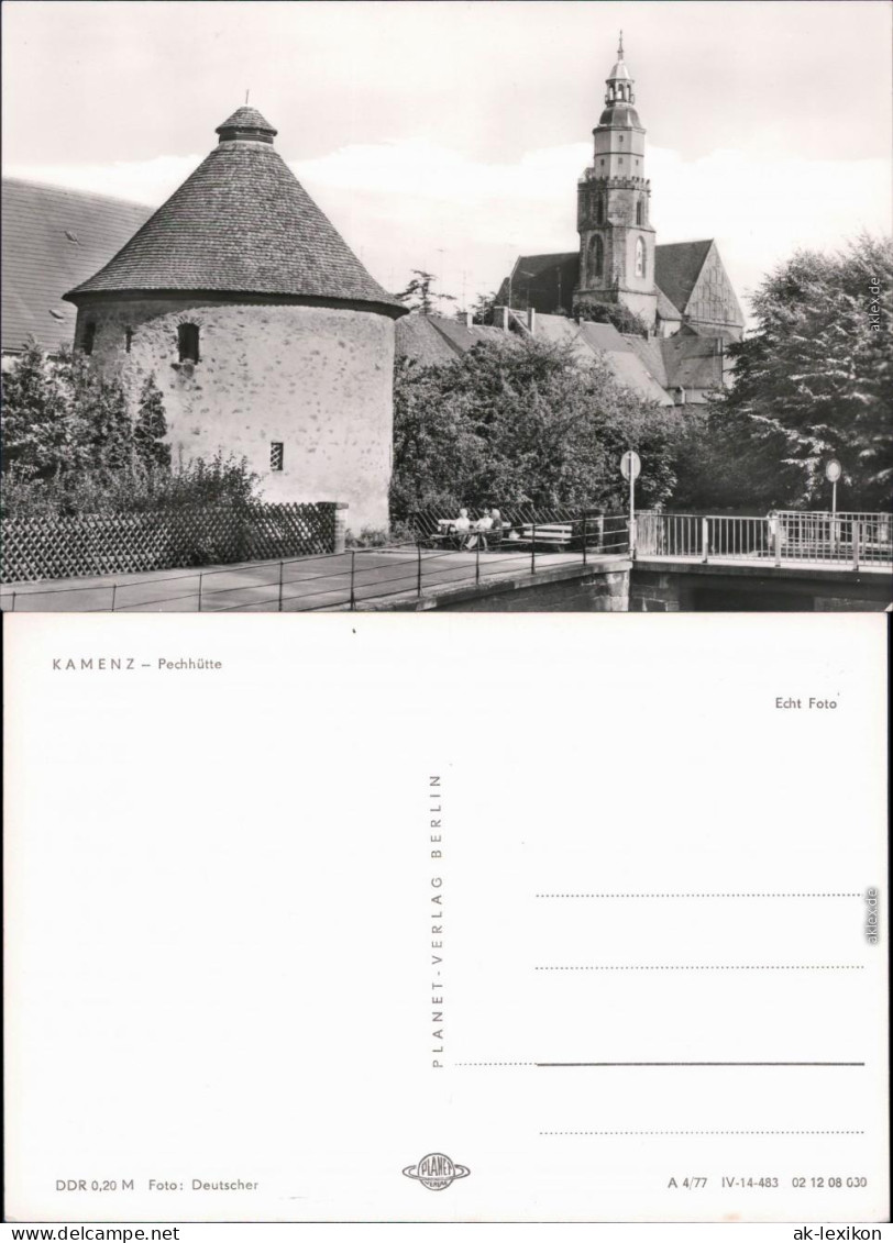 Ansichtskarte Kamenz Kamjenc Pechhütte 1983 - Kamenz