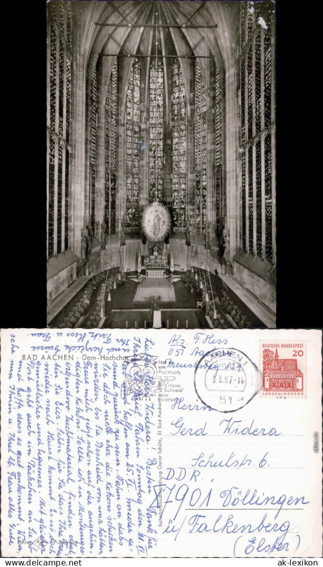 Ansichtskarte Aachen Aachener Dom: Hochchor 1967 - Aachen