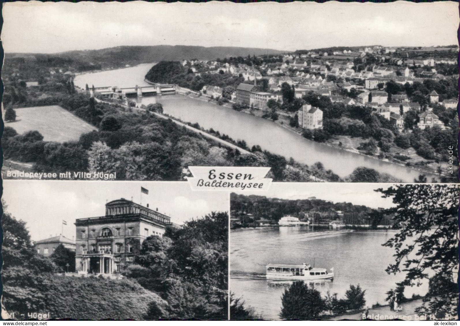 Ansichtskarte Bredeney-Essen (Ruhr) Baldeneysee Mit Villa-Hügel 1960 - Essen