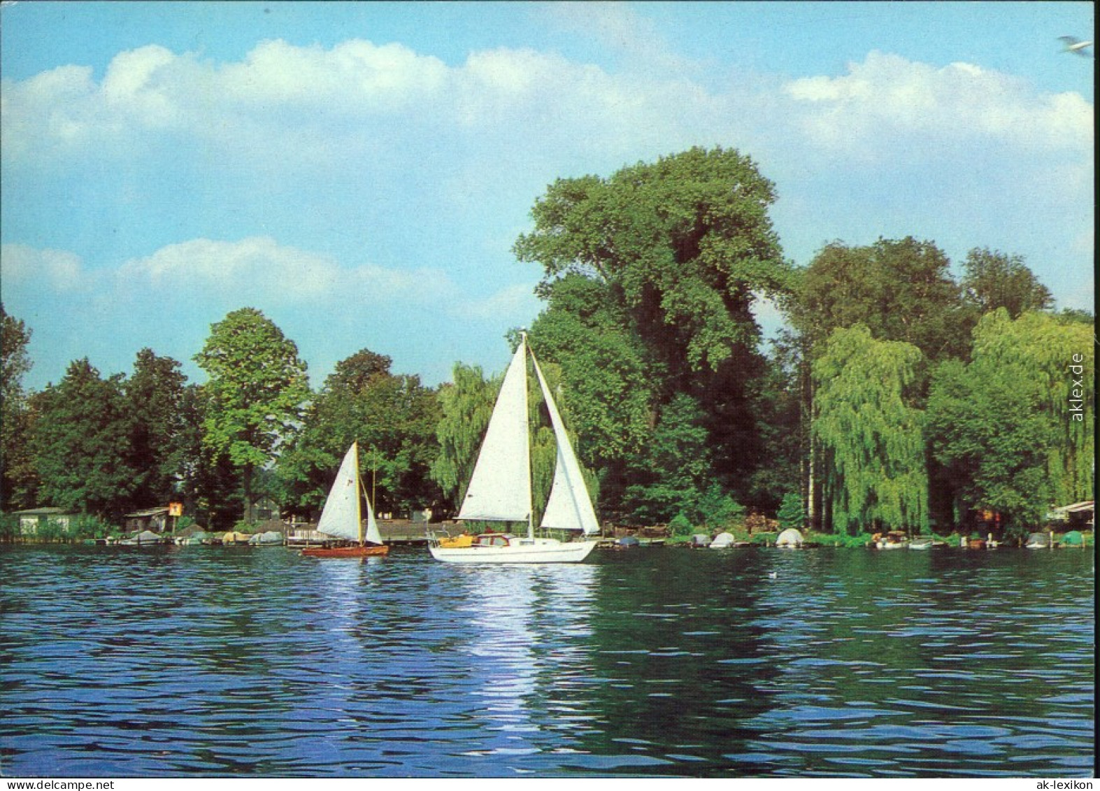 Ansichtskarte Schmöckwitz-Berlin Zeuthener See Mit Segelbooten 1985 - Schmoeckwitz