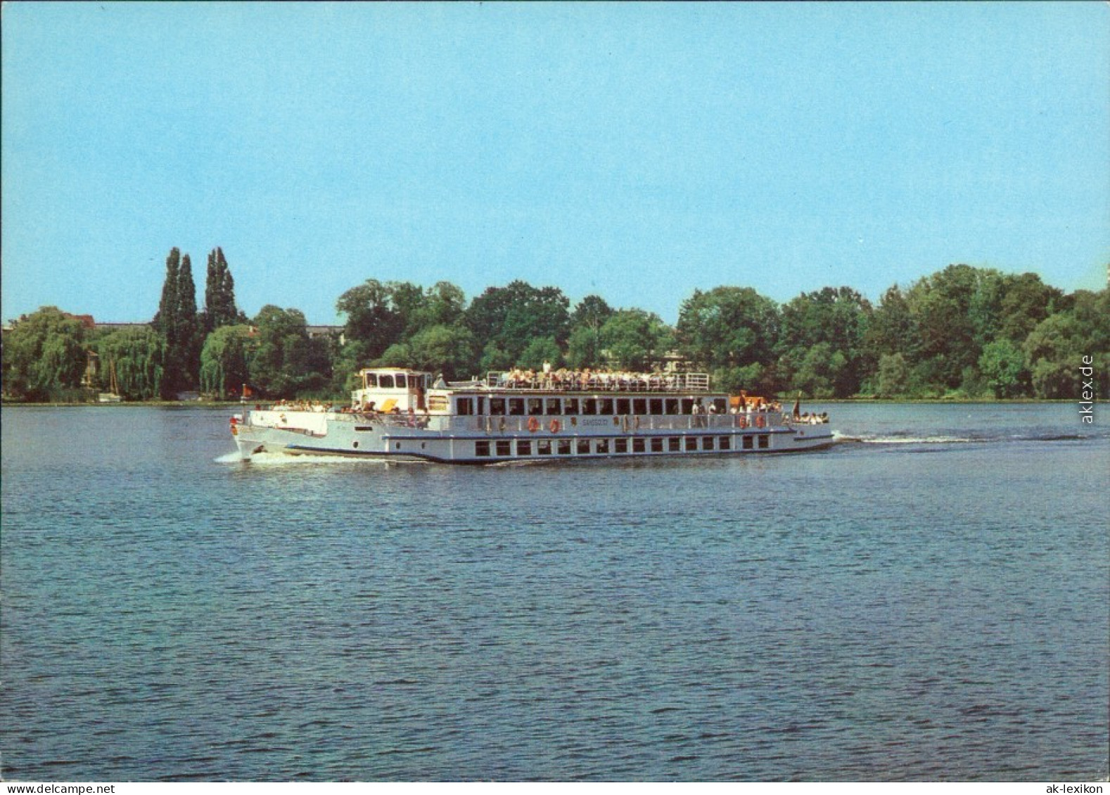 Ansichtskarte Potsdam Weiße Flotte Potsdam - Salonschiff Sanssouci 1982 - Potsdam