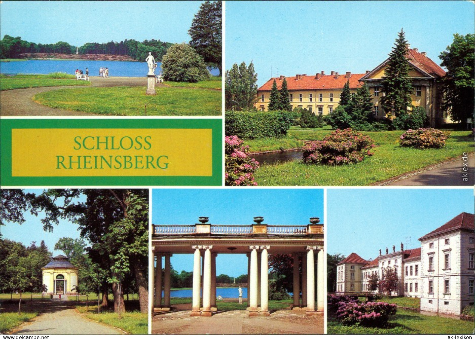 Rheinsberg Schloss - Grienericksee, Kavalliershaus, Pavillon Im  (Schloss) 1984 - Rheinsberg