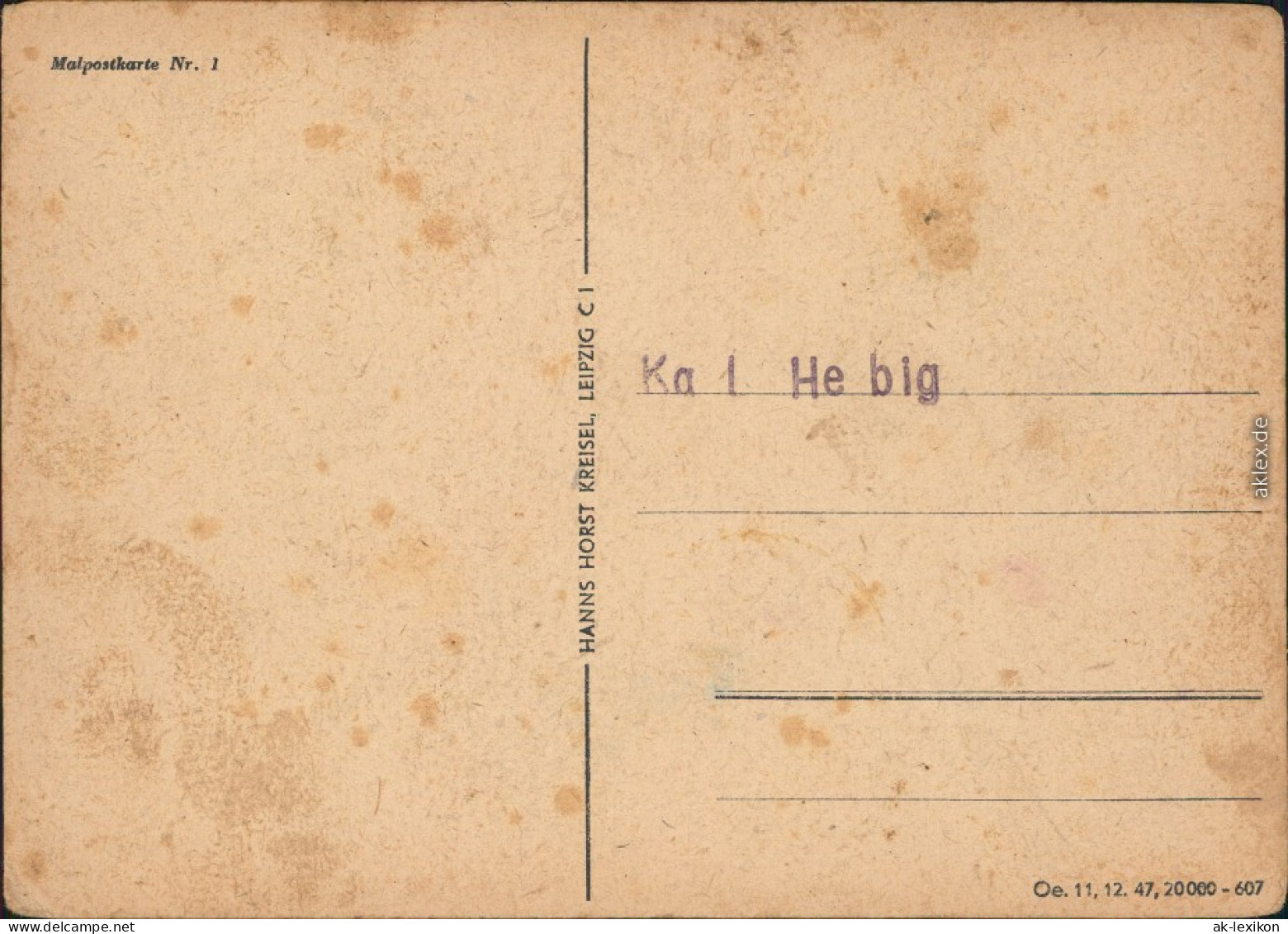 Ausmalpostkarten Nr.1 Und 2 Hahn Ostereier Schneeglöckchen Blumentöpfe 1947 - 1900-1949