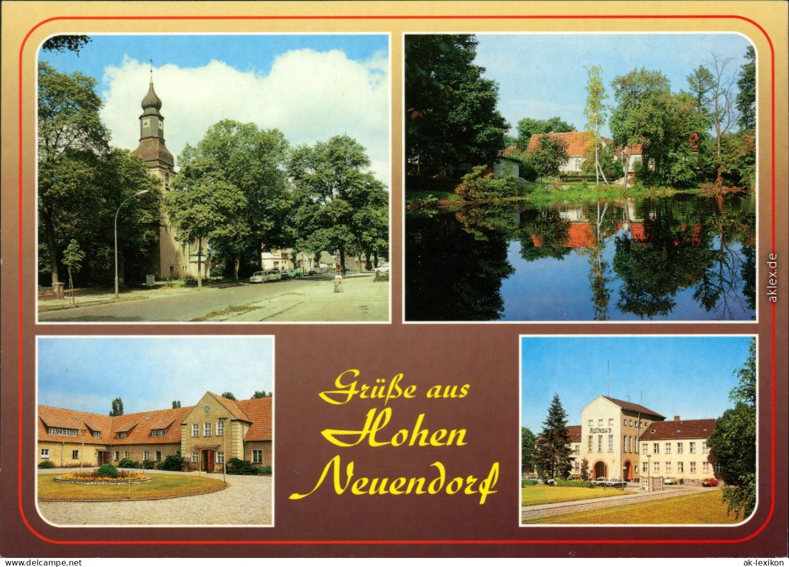 Hohen Neuendorf Kirche, An Den Rotpuhlen, Krankenhaus, Rathaus 1995 - Sonstige & Ohne Zuordnung