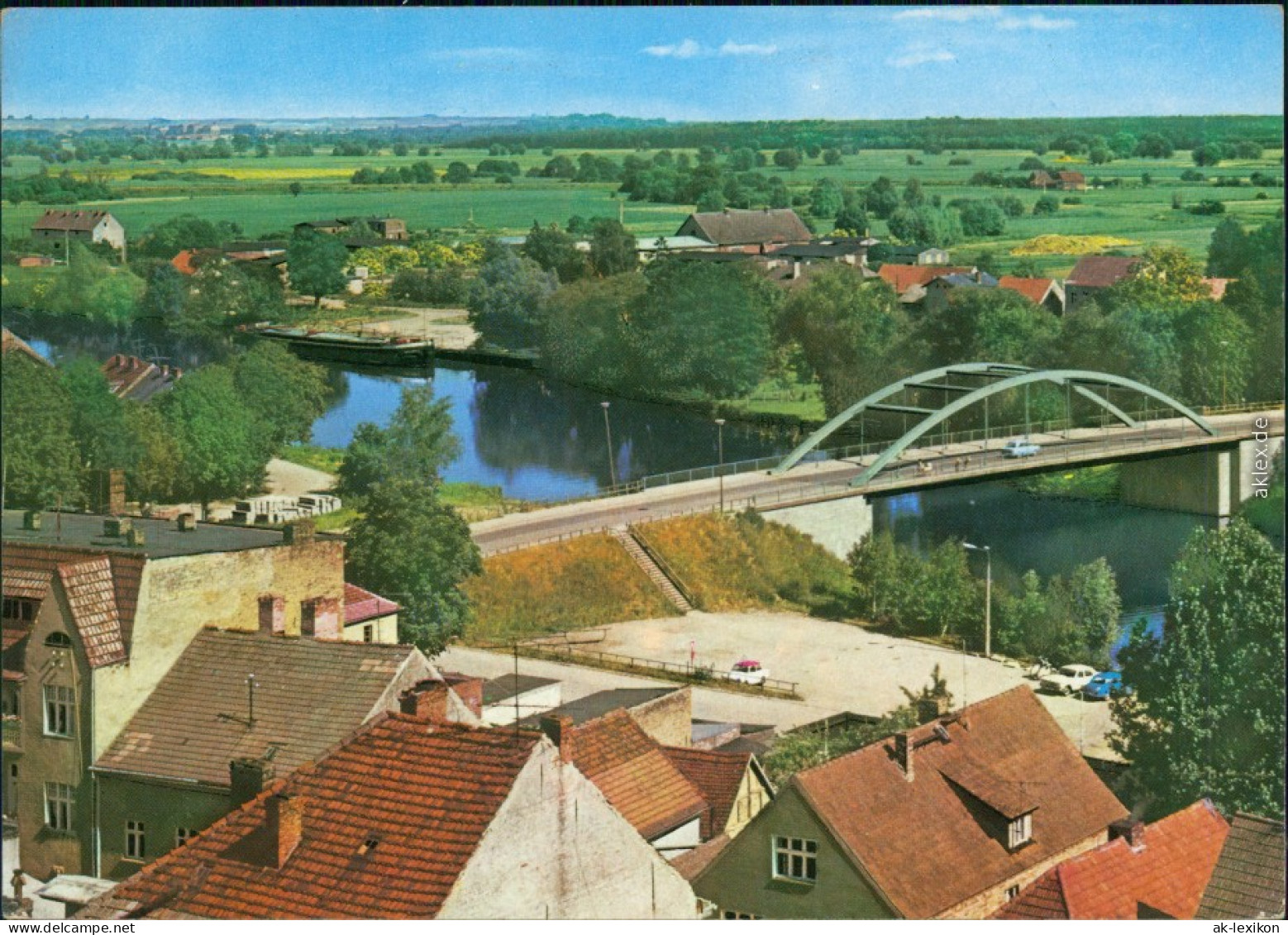 Ansichtskarte Oderberg (Barnim) Panorama-Ansicht 1976 - Oderberg