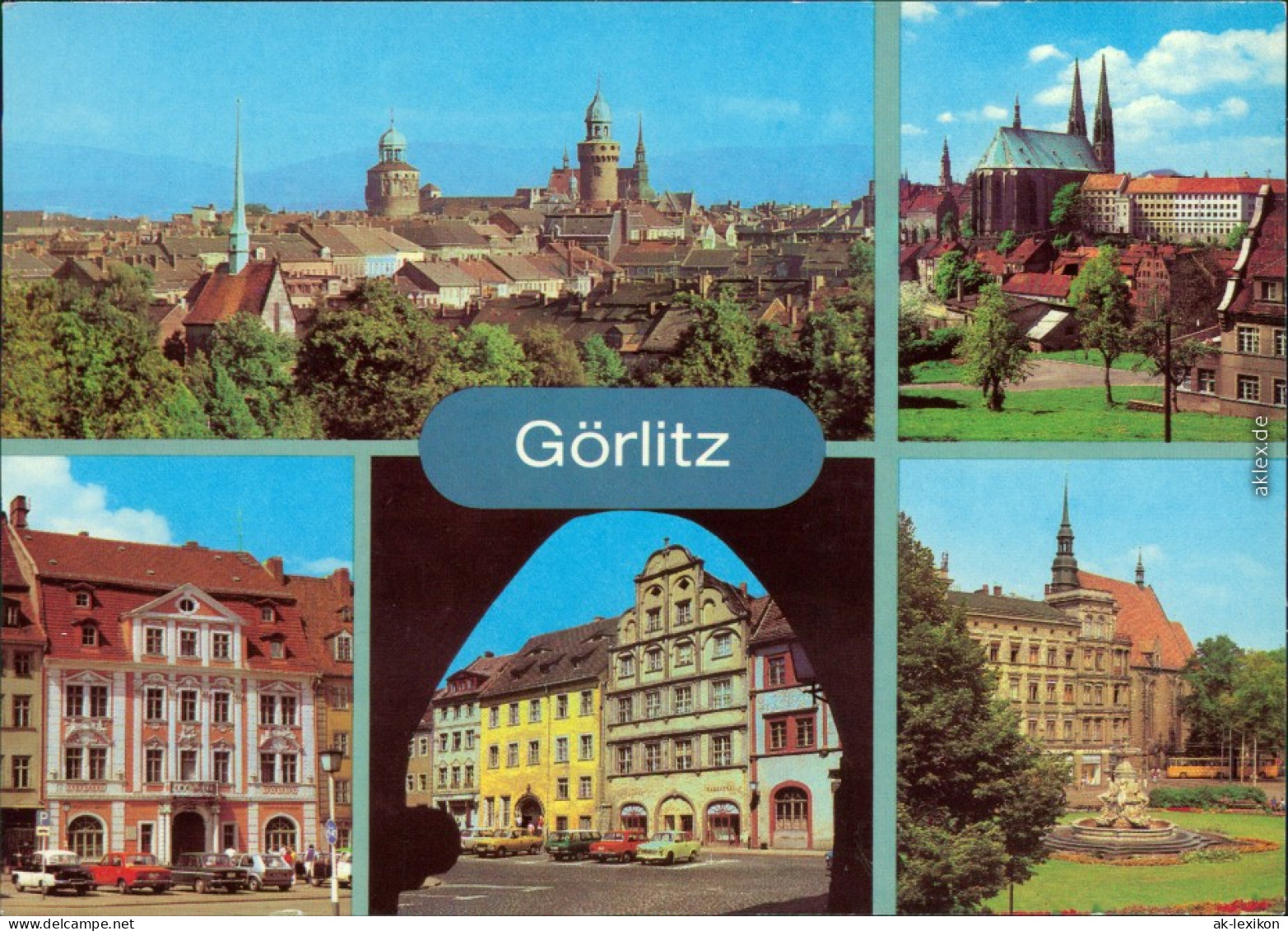 Görlitz Zgorzelec  Information Leninplatz, Untermarkt, Platz Der Befreiung 1980 - Goerlitz