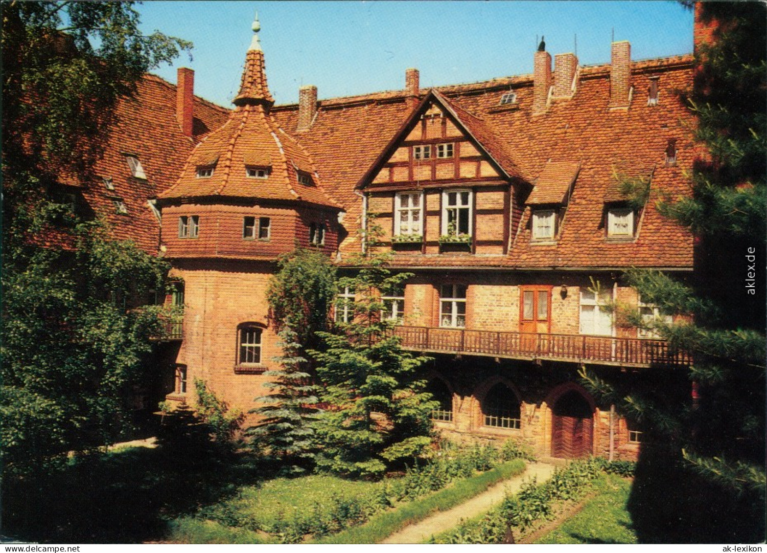 Ansichtskarte Heiligengrabe Kloster Stift Zum Heiligengrabe - Klosterhof 1988 - Heiligengrabe