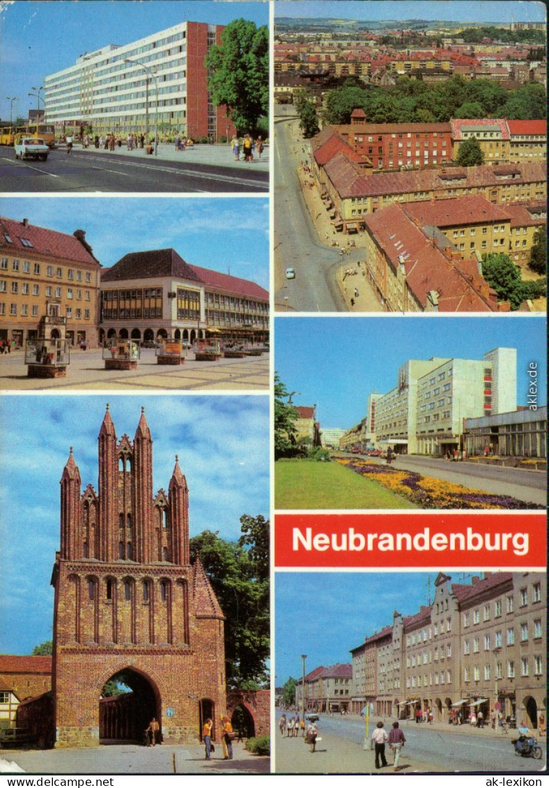 Neubrandenburg Rat Des Bezirkes, CENTRUM-Warenhaus,   Thälmann-Straße 1985 - Neubrandenburg