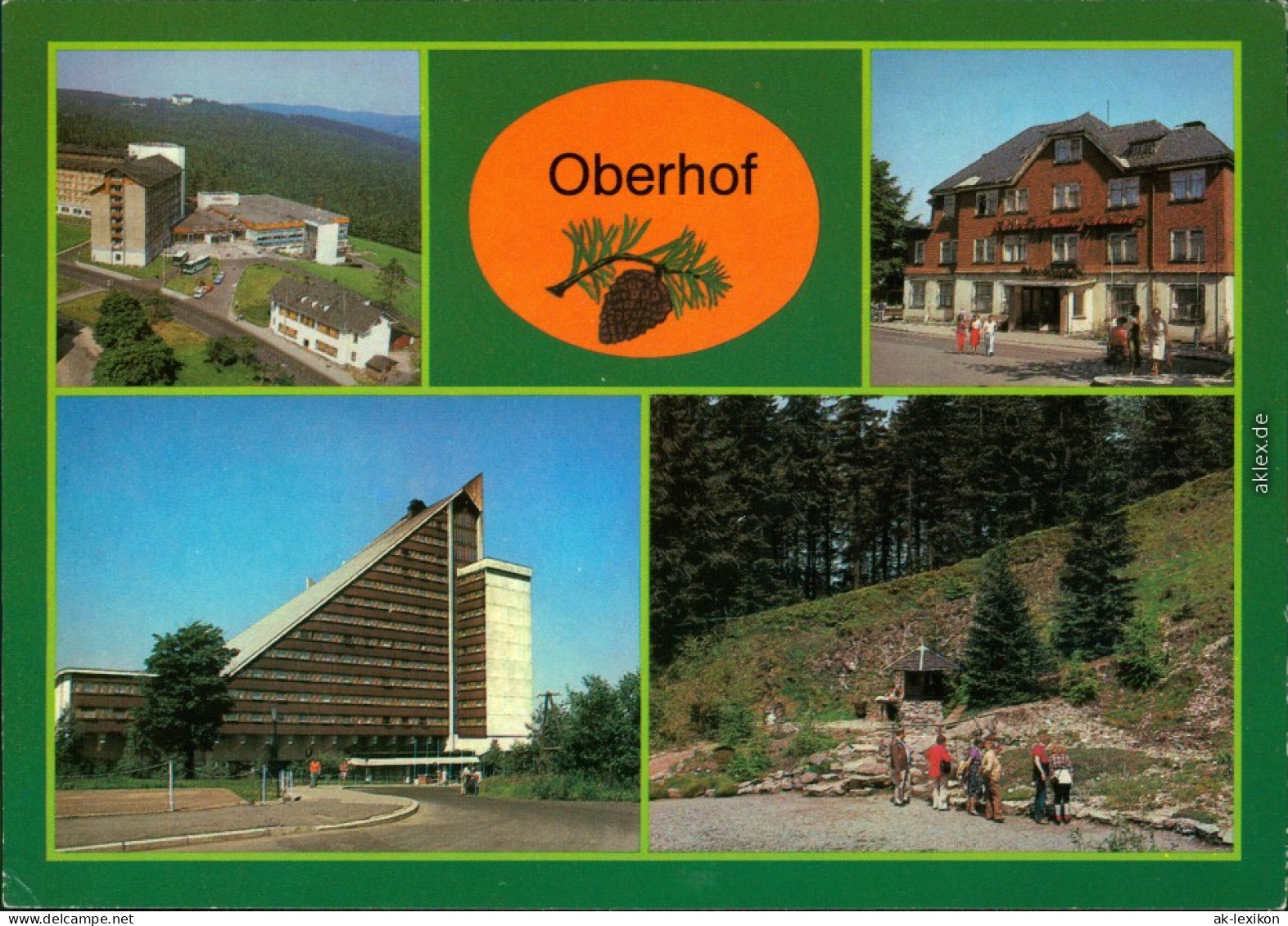 Oberhof (Thüringen) Luftbild Vom FDGB-Erholungsheim Fritz Weineck, FDGB 1986 - Oberhof