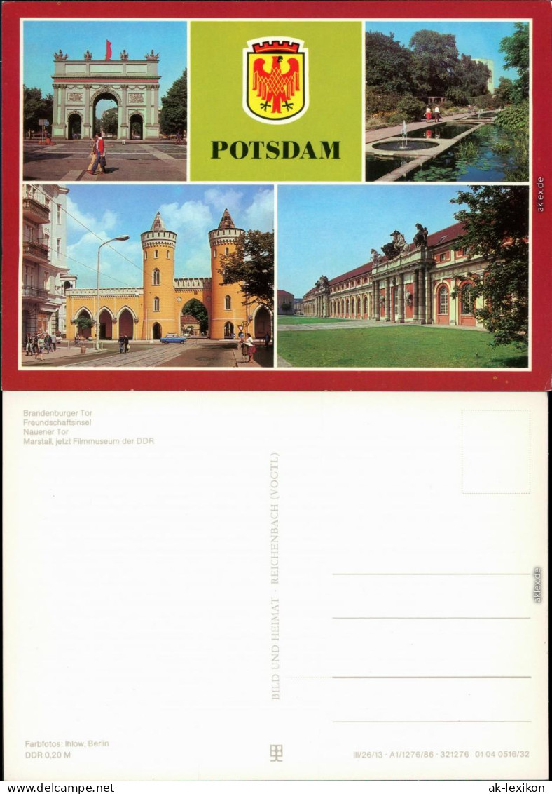 Potsdam Brandenburger Tor,  Nauener Tor, Marstall - Filmmuseum   1986 - Potsdam