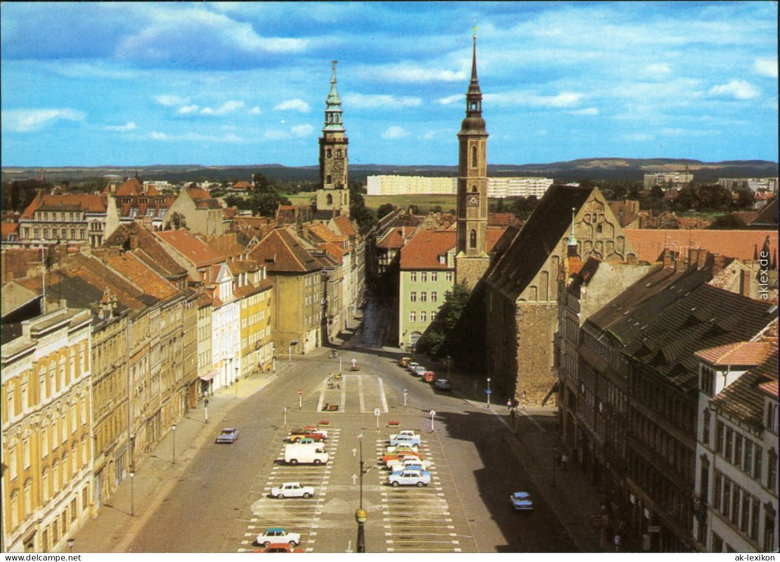 Görlitz Zgorzelec Blick Vom Reichenbacher Turm Zum Obermarkt / Leninplatz  1981 - Goerlitz
