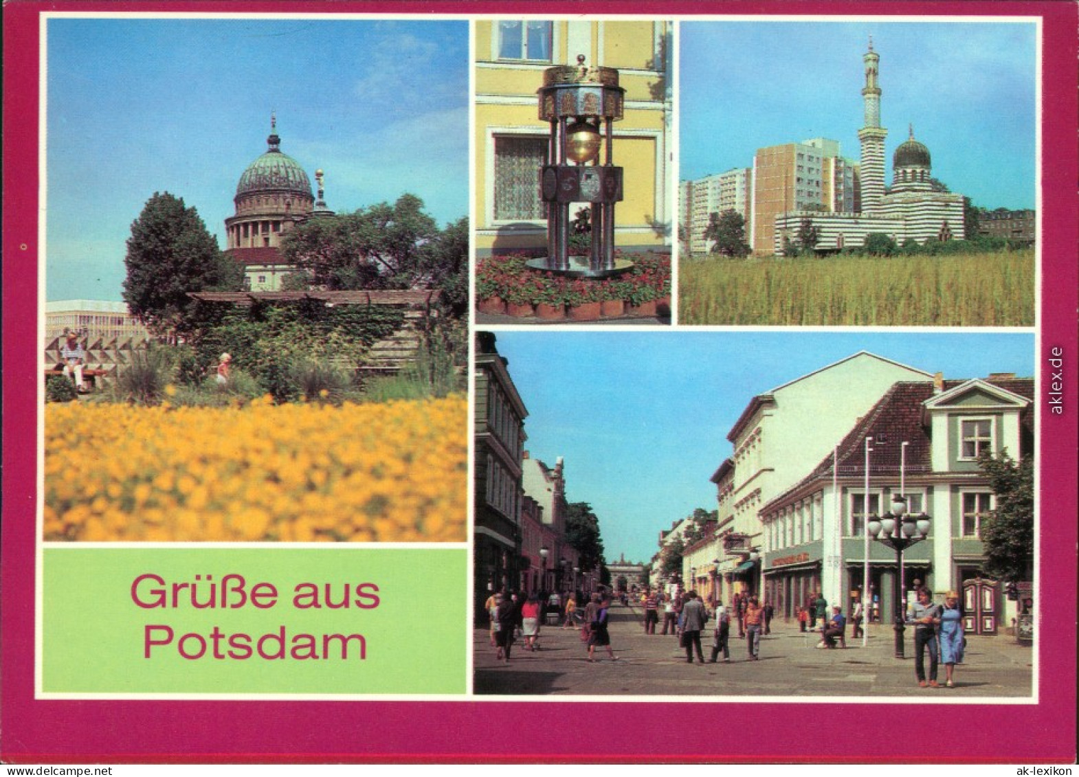 Potsdam   Weltzeituhr, Wasserwerk Von Sanssouci, Klement-Gottwald-Straße 1986 - Potsdam