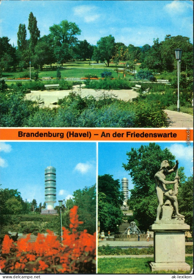 Ansichtskarte Brandenburg An Der Havel Friedenswarte - Park, Palstik 1978 - Brandenburg