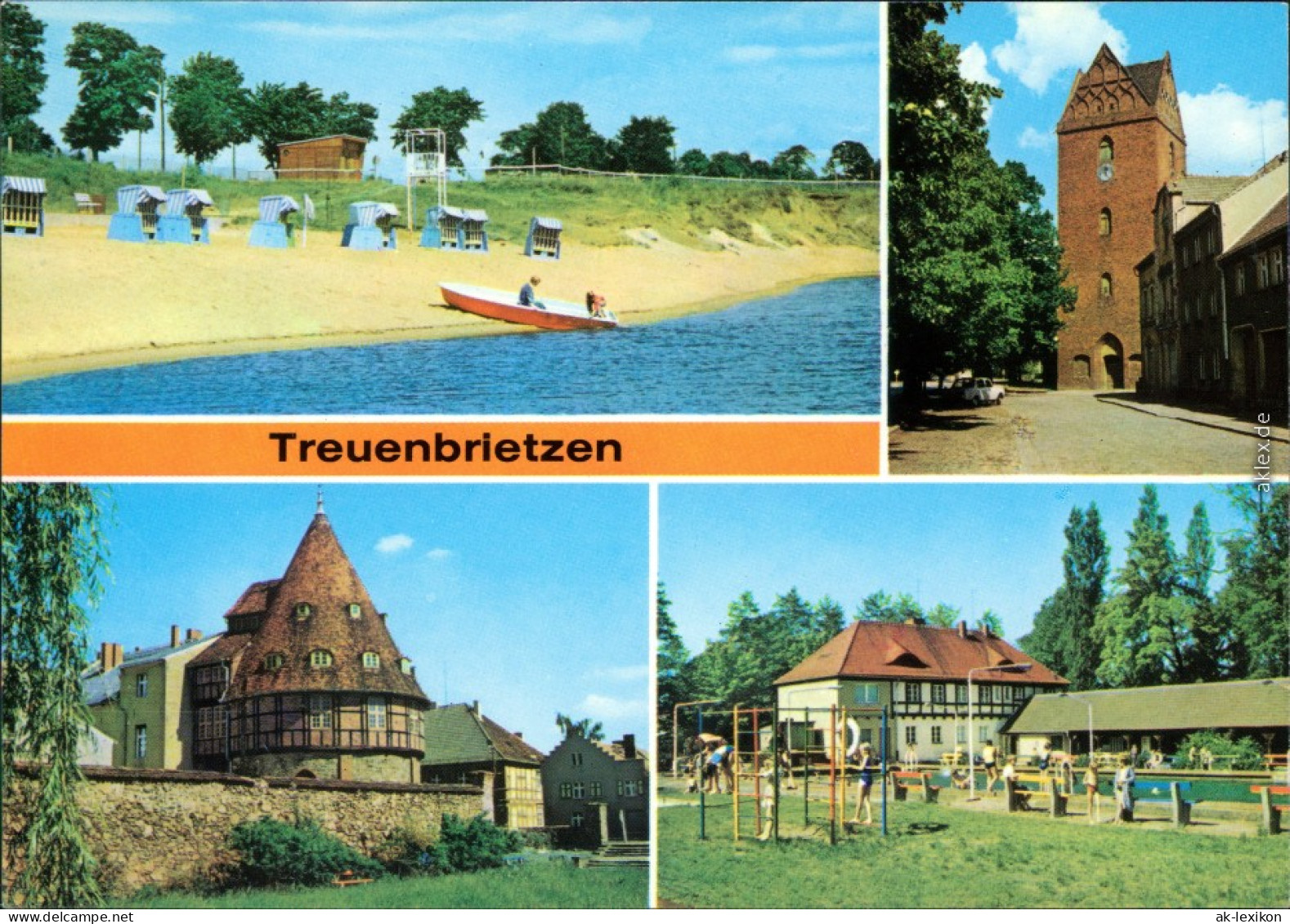 Treuenbrietzen Strandbad, Großstraße, Heimatmuseum, Schwimmbad 1979 - Treuenbrietzen