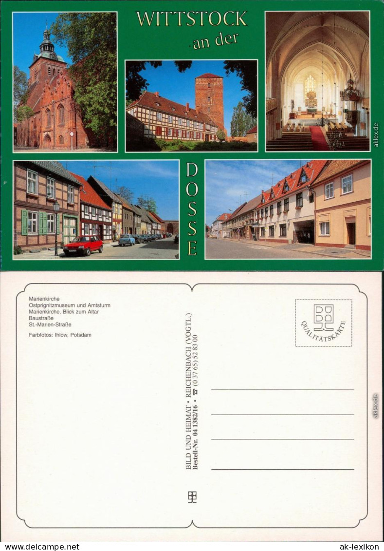 Wittstock/Dosse Marienkirche, Ostprignitzmuseum Und Amtsturm,   1995 - Wittstock