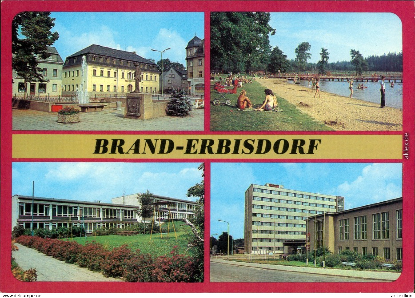 Brand-Erbisdorf "Brander Hof" Am Markt  Sozialgebäude Des VEB PSW 1982 - Brand-Erbisdorf