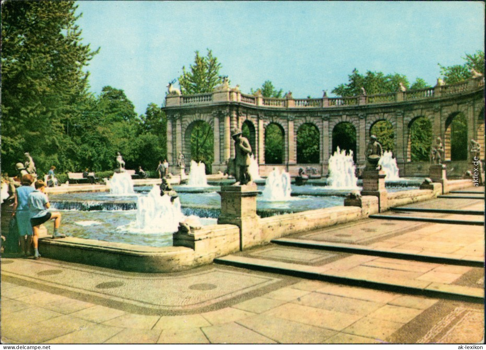 Ansichtskarte Friedrichshain-Berlin Märchenbrunnen 1968 - Friedrichshain