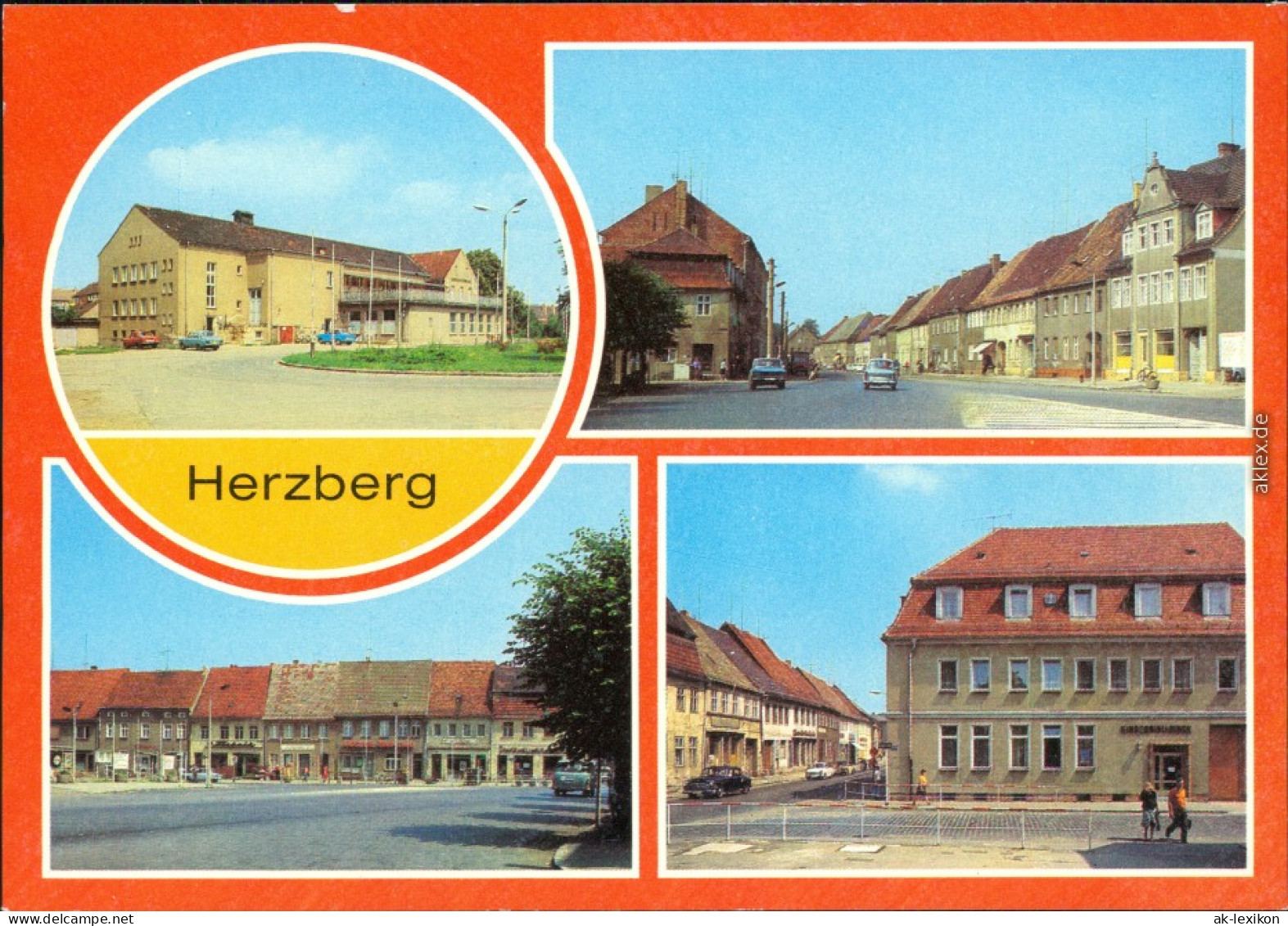 Herzberg (Elster)  Torgauer Straße, Karl-Marx-Platz, Kinderbibliothek 1982 - Herzberg