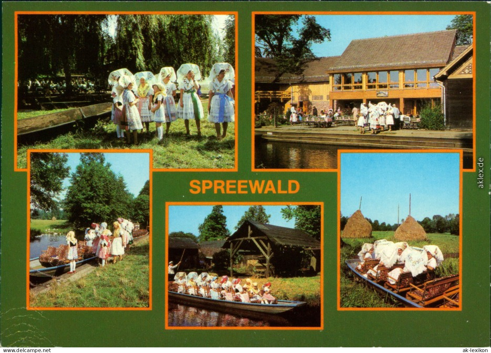 Ansichtskarte Spreewald DDR 1983
Trachtengruppe (Bild Und Heimat Karte) - Sonstige & Ohne Zuordnung