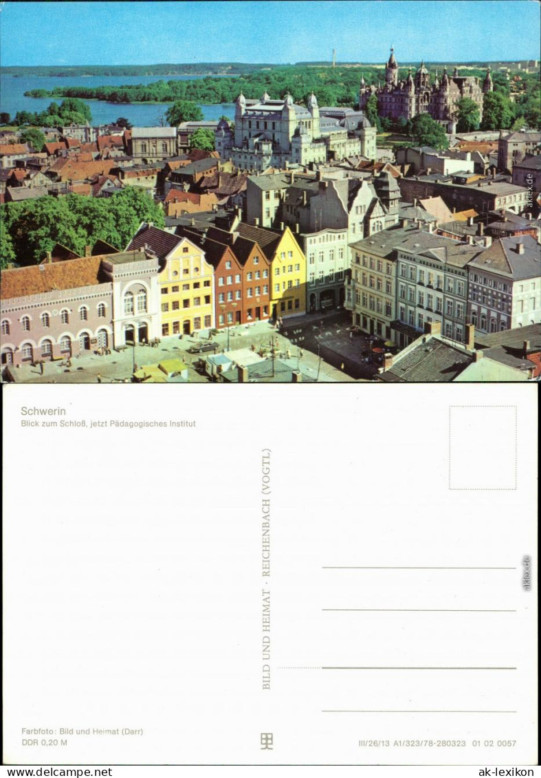 Ansichtskarte Schwerin Schweriner Schloss 1978 - Schwerin