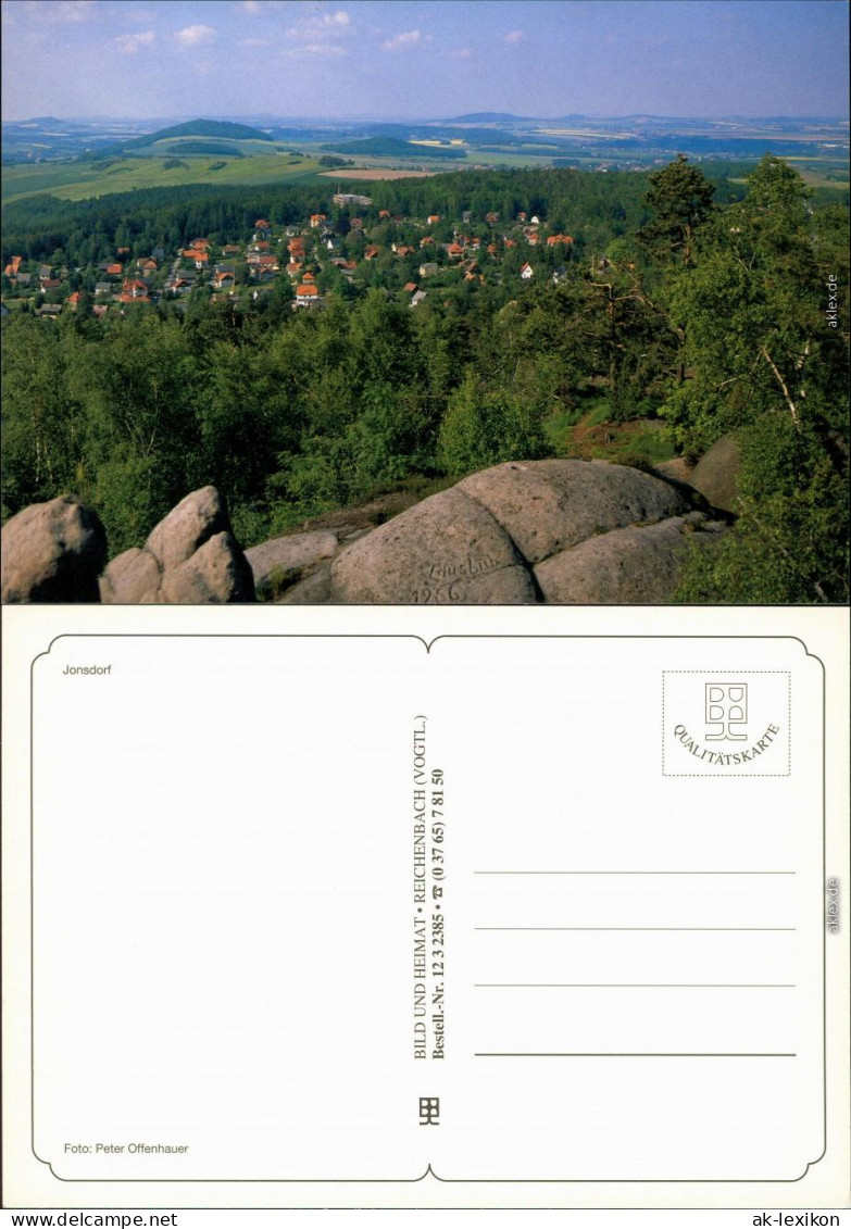 Ansichtskarte Ansichtskarte Jonsdorf Panorama-Ansicht 1995 - Jonsdorf